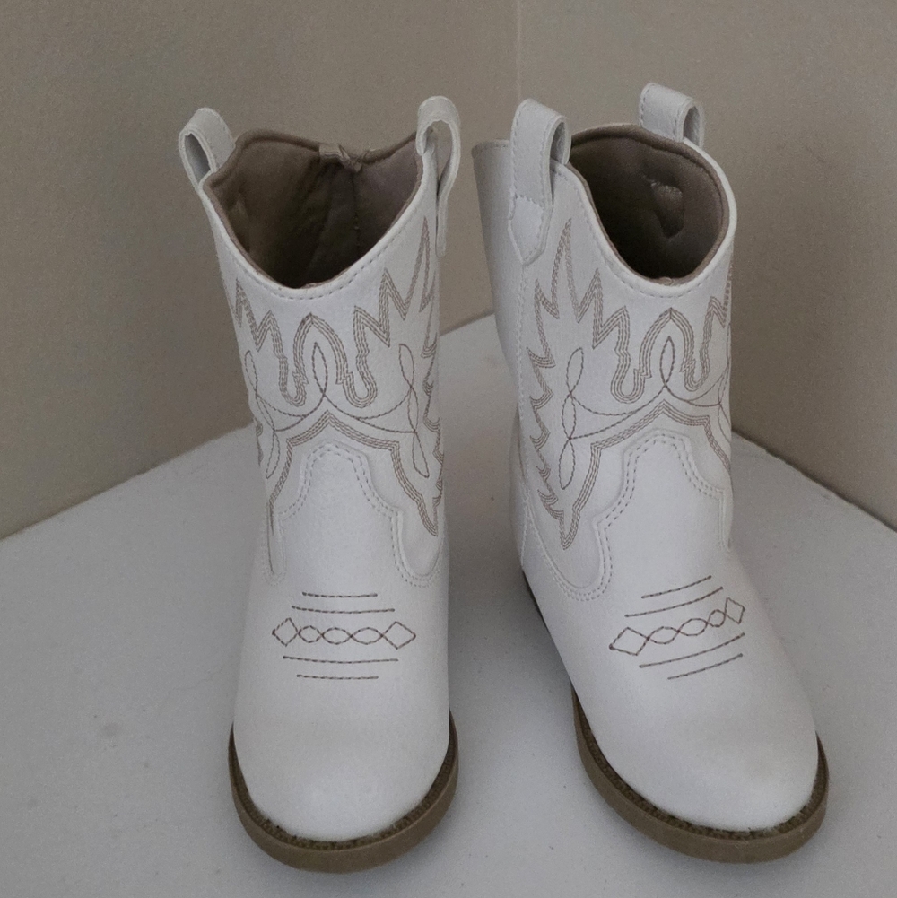 White Western Cowboy Boots Jessie Boots